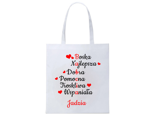 Torba na zakupy z imieniem na dzień babci - 1 szt.