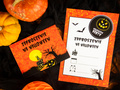 Haunted House Halloween invitations - 6 pcs.