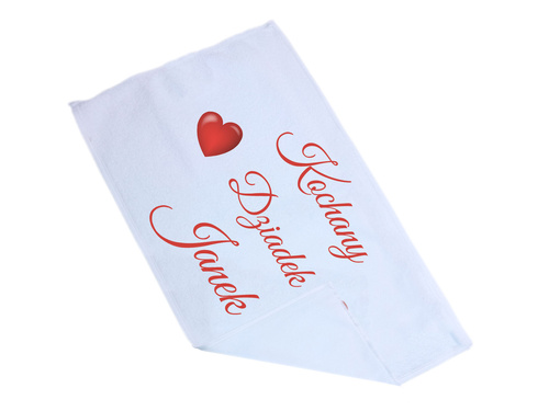 Ręcznik personalizowany na dzień dziadka - 30x50 cm