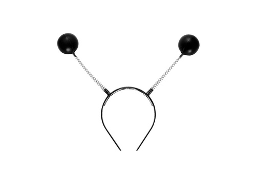 Opaska na głowę z czarnymi czułkami