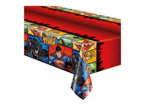 Justice League birthday tablecloth - 1 pcs.