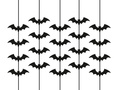 Hanging decoration Bats black