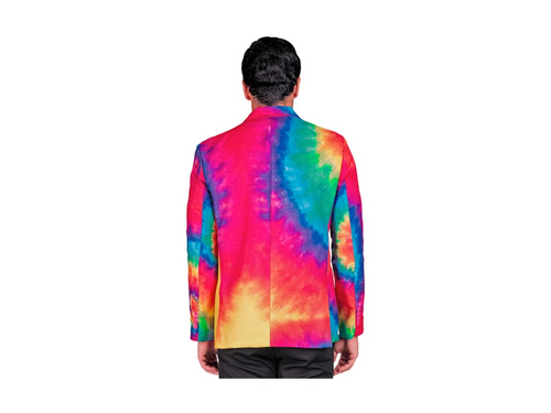 Imprezowa marynarka Neon Tie Dye - tęczowa