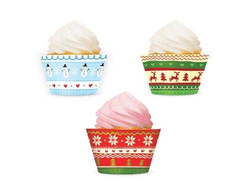 Muffin wrappers, 12 pcs