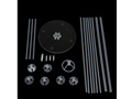 Balloon stand with suction cups - 70 cm - 1 pc.