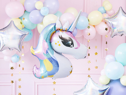 Unicorn Head Foil Balloon - 73 x 90 cm - 1 pc.