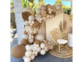 Set of balloons for balloon garland beige - 115 pcs.