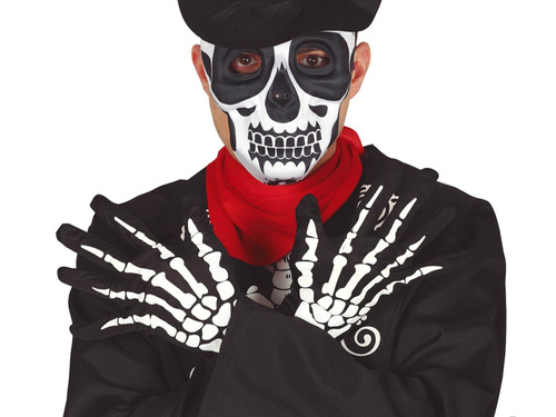 Skeleton Gloves - 1 pair