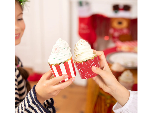 Papilotki na babeczki na Boże Narodzenie - 50 szt.