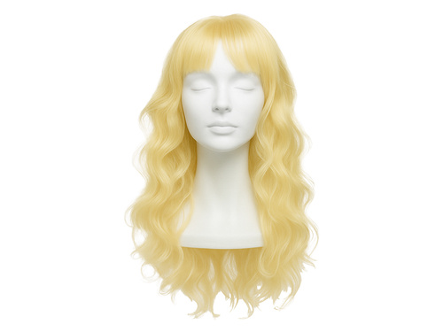 Peruka blond długa - 1 szt.