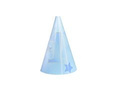 Czapeczki papierowe na roczek Gwiazdki błękitne - 6 szt.