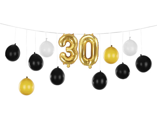 30th birthday balloon bundle