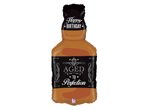 Balon foliowy Butelka Whisky - 86 cm - 1 szt