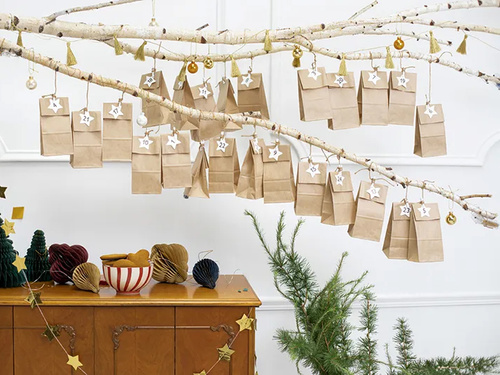 Kalendarz adwentowy Torebki kraftowe