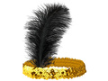 Gold Headband Retro - 1 pc