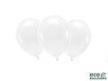 EKO Pastel white latex balloons - extra large - 10 pcs.