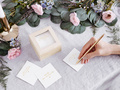 Wedding guest book - advice box