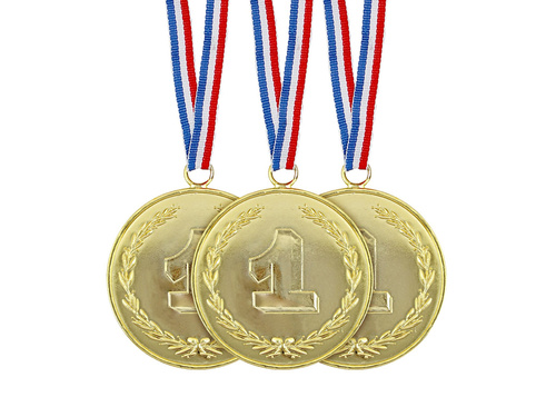 Set of 3 gold medals