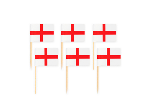 ST. GEORGE Flag Picks - 50 pcs