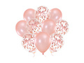Zestaw balonów różowe złoto - 30 cm - 10 szt.