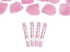 Rose petals cannon, 40 cm, pink, 4 pc