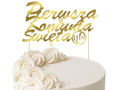 IHS 1st Holy Communion cake topper - 1 pc.