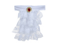 White lace jabot