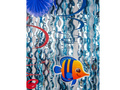 Hanging birthday decoration Underwater World - 6 pcs.