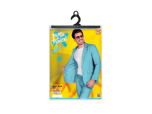 Strój imprezowy - jasnobłękitny garnitur