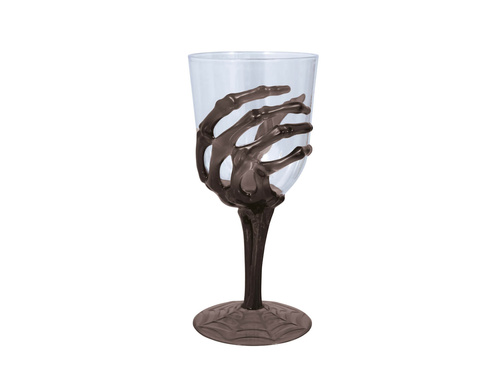 Skeleton hand glass - 18,5 cm