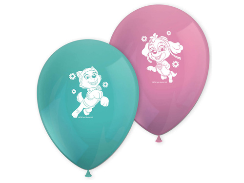 Skye and Everest Psi Patrol latex balloons - 8 pcs.