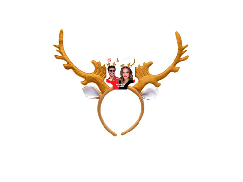 Opaska na głowę rogi renifera