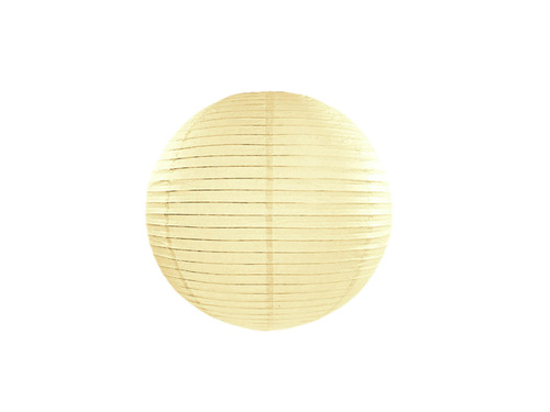 Lampion Kula kremowy - 35 cm - 1 szt.