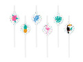 Aloha Party Straws - 6 pcs.