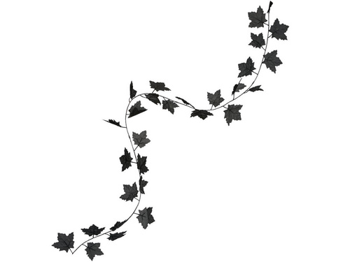 Black Leaves Garland - 1,8 m - 1 pc