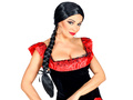 Black Senorita Wig - 1 pc