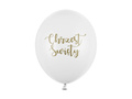 Latex balloons for Holy Baptism - white - 50 pcs.