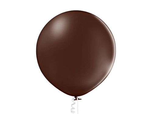 Latex pastel cocoa brown balloon - giant 90 cm - 1 pcs.