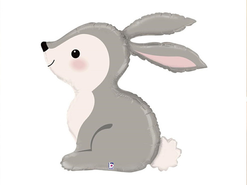 Balon foliowy Króliczek - 91 cm - 1 szt.