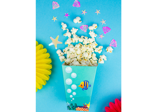 Popcorn boxes Underwater world - 6 pcs.