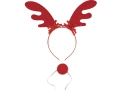 Diadem reindeer with nose with light