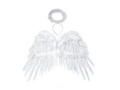 White angel wings with halo
