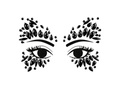 Adhesive face jewellery