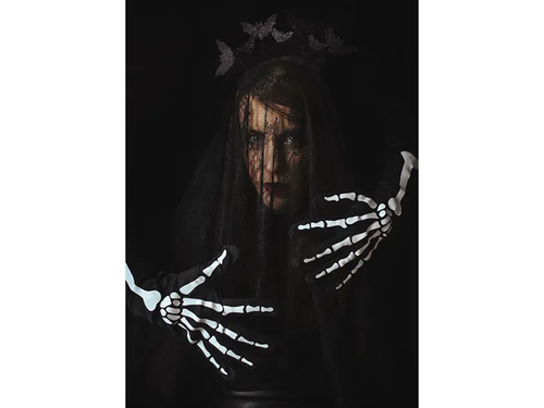 Skeleton Gloves - 1 pair
