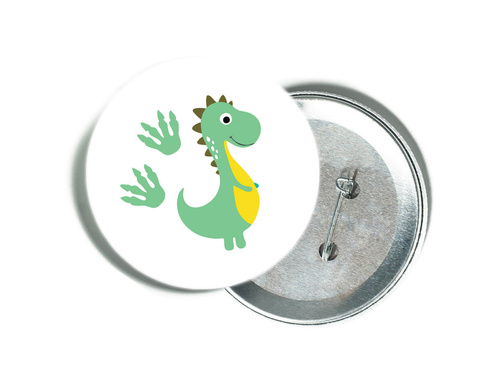 Merry Dinosaur pin - 1 piece.