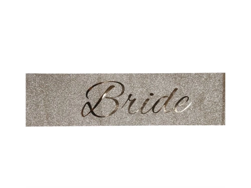 Hen night gold sash Bride