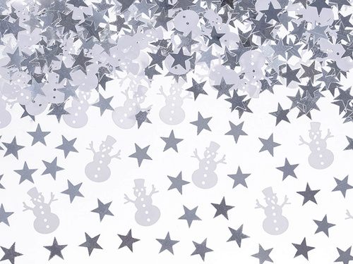 Confetti Snowmen and stars - 7 g