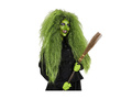 Peruka czarownicy długa zielona