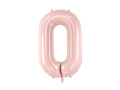 Number 0 Pink Foil Balloon - 72 cm - 1 pc