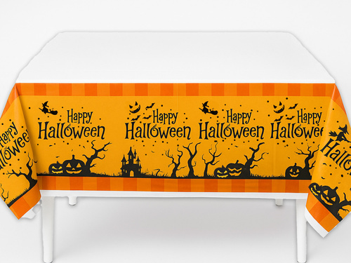 Halloween tablecloth plastic